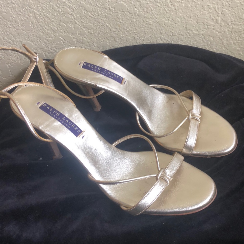 Ralph Lauren purple label evening wear sandal